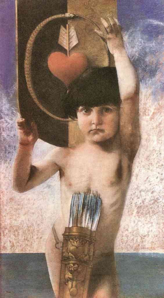 Amor Franz Von Stuck Symbolism A4 Photo Print