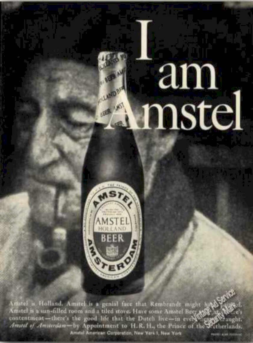 Amstel Beer 1937 Vintage Retro Advert Ads A4 Photo Print