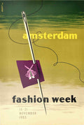 Amsterdam Fashion Week 1 Vintage Retro Advert Poster A4 Photo Print