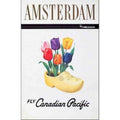 Amsterdam Via Canadian Pacific Airline Vintage Retro Advert Poster A4 Photo Pri