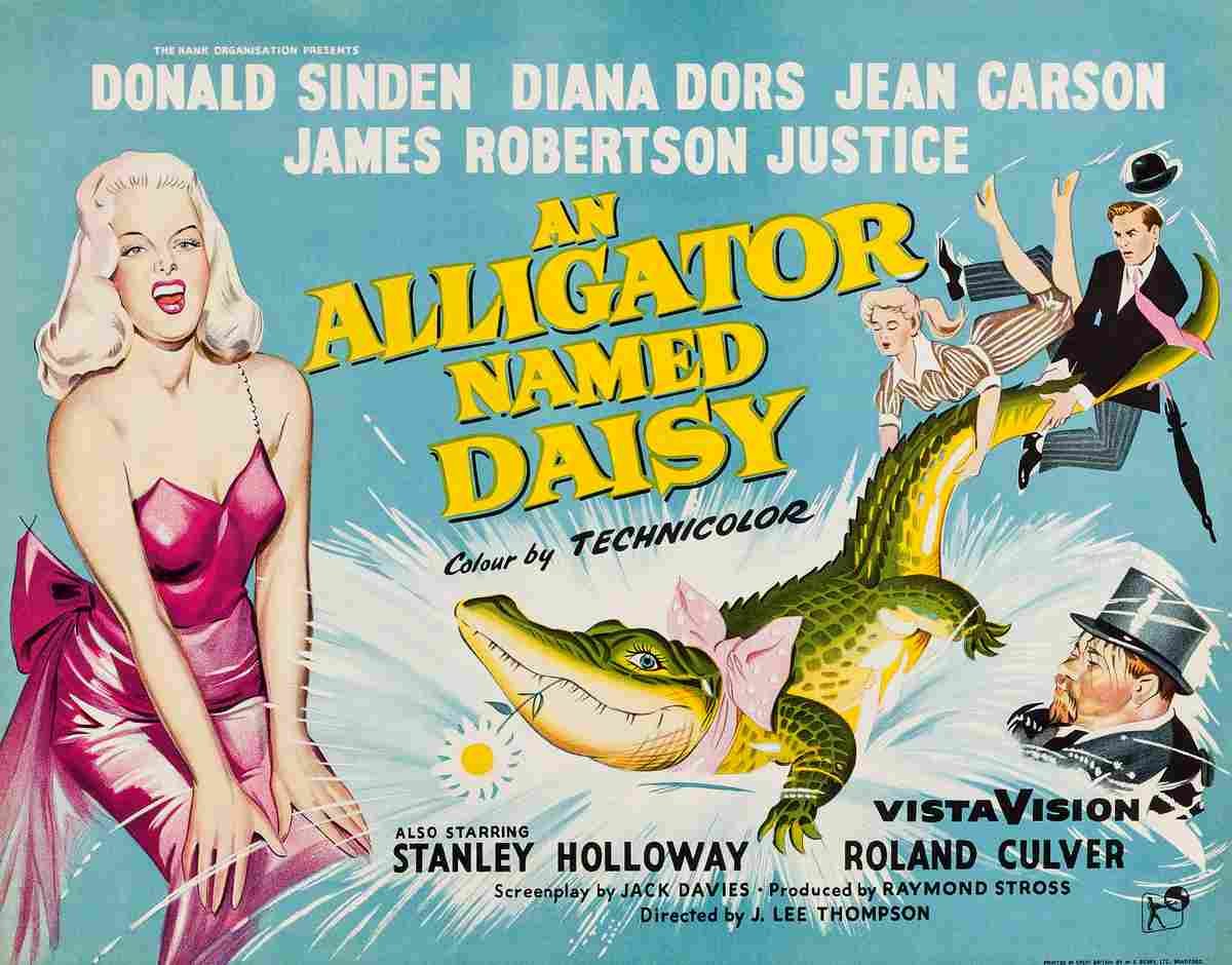 An Alligator Named Daisy 02 film star poster A4 Photo Print