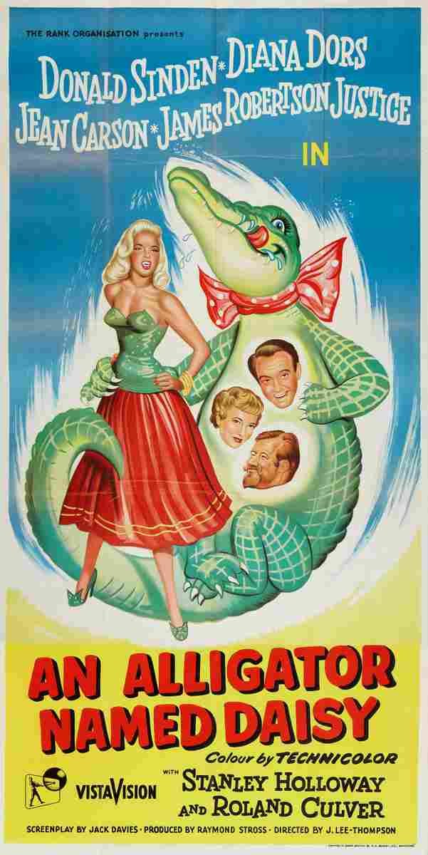 An Alligator Named Daisy 03 film star poster A4 Photo Print
