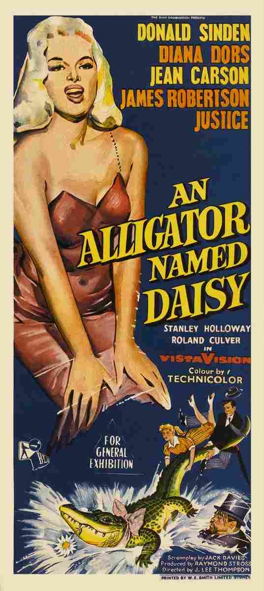 An Alligator Named Daisy 04 film star poster A4 Photo Print