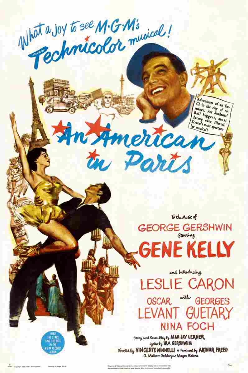 An American in Paris 03 film star poster A4 Photo Print