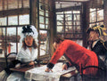 An Interesting Story Tissot A4 Photo Print
