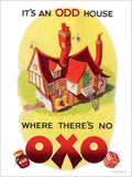 An Odd House Where Theres No Oxo 1950s Vintage Retro Advert Poster A4 Photo Pri
