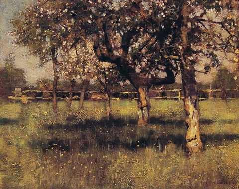 An Orchard In May A4 Photo Print