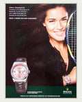 Ana Ivanovic Rolex Vintage Retro Advert Poster A4 Photo Print