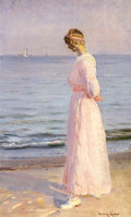 Ancher Michael Peter On The Beach At Skagen Art A4 Photo Print