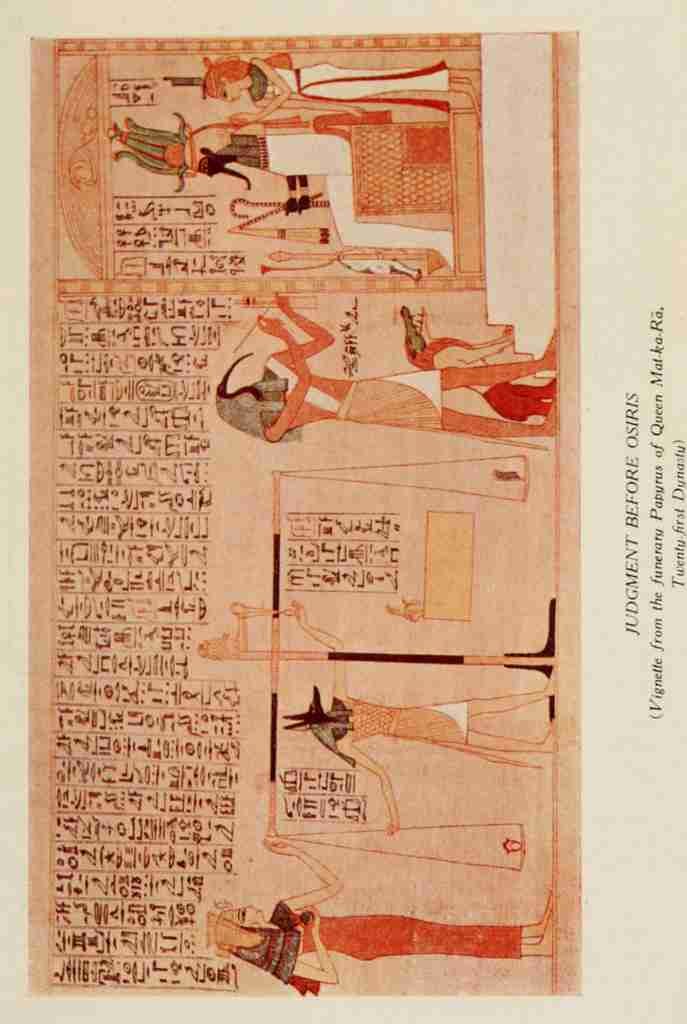 Ancient Art in Egypt 1912 Judgement before Osiris A4 Photo Print