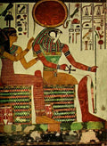 Ancient Egyptian Wall Paintings 1956 Horus A4 Photo Print