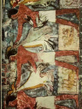 Ancient Egyptian Wall Paintings 1956 Necropolis of Memphis 2 Vintage A4 Photo Print