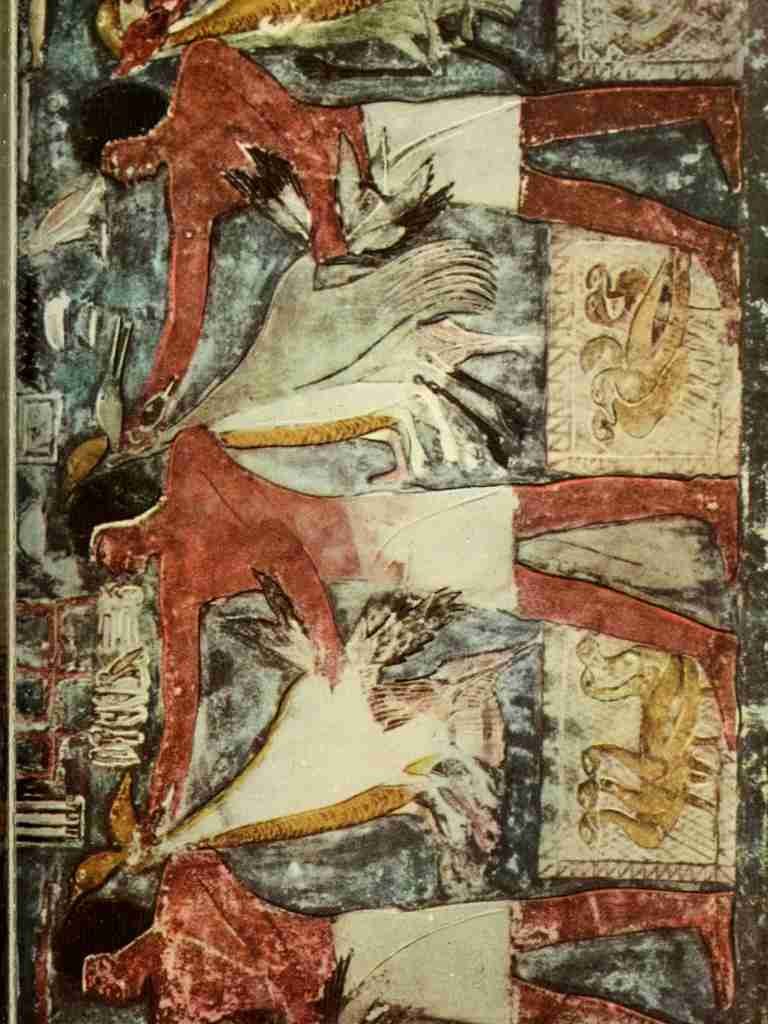 Ancient Egyptian Wall Paintings 1956 Necropolis of Memphis 2 A4 Photo Print