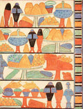 Ancient Giza 1900 Wall painting 2 A4 Photo Print