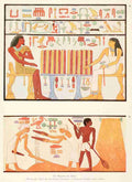 Ancient Giza 1900 Wall painting 4 Vintage A4 Photo Print