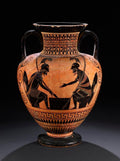Ancient Greek Photo exekias amphora achilles and ajax engaged in a game 2 A4 Photo Print