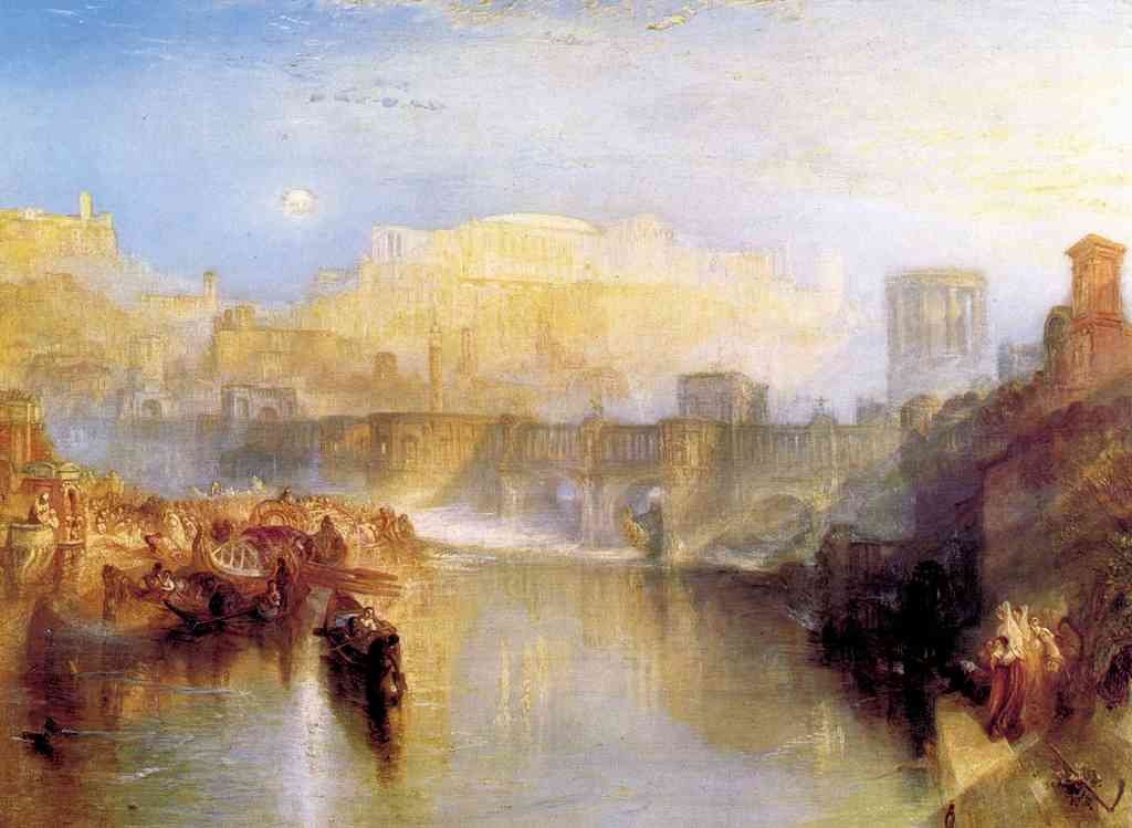 Ancient Rome Agrippina Lands With The Ashes Of Germanicus Joseph Mallord Turner A4 Photo Print