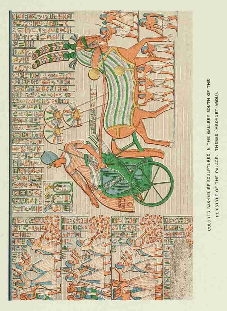 Ancient The History of Egypt 1901 From the Palace Thebes A4 Photo Print