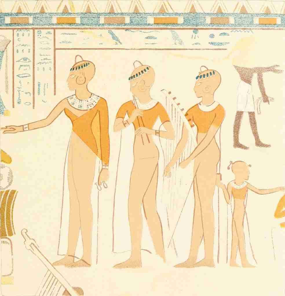 Ancient The History of Egypt 1901 Funeral offerings Vintage A4 Photo Print