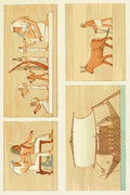 Ancient The History of Egypt 1901 Mural Decorations from the Grottos A4 Photo Print