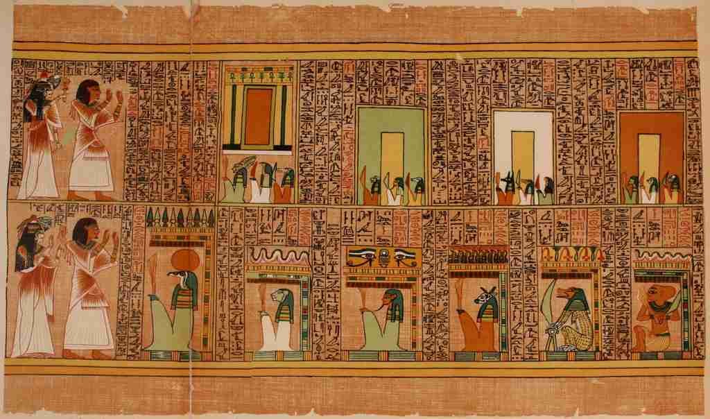Ancient The Papyrus of Ani 1913 10 A4 Photo Print