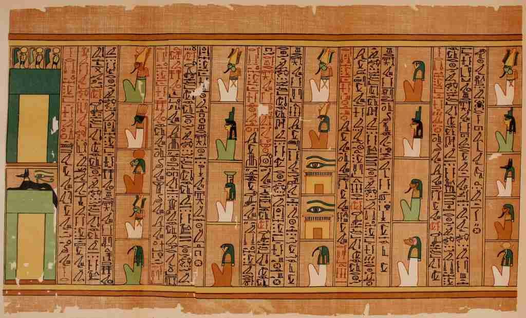 Ancient The Papyrus of Ani 1913 11 A4 Photo Print