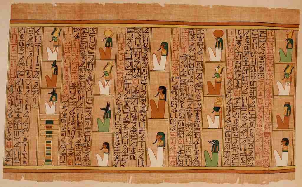 Ancient The Papyrus of Ani 1913 12 Vintage A4 Photo Print