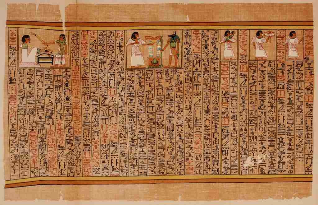 Ancient The Papyrus of Ani 1913 13 A4 Photo Print