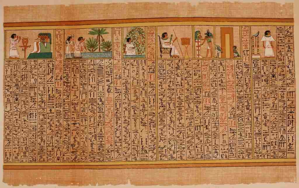 Ancient The Papyrus of Ani 1913 14 A4 Photo Print
