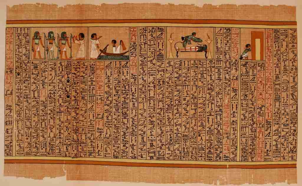 Ancient The Papyrus of Ani 1913 15 Vintage A4 Photo Print