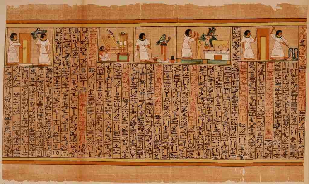 Ancient The Papyrus of Ani 1913 16 Vintage A4 Photo Print