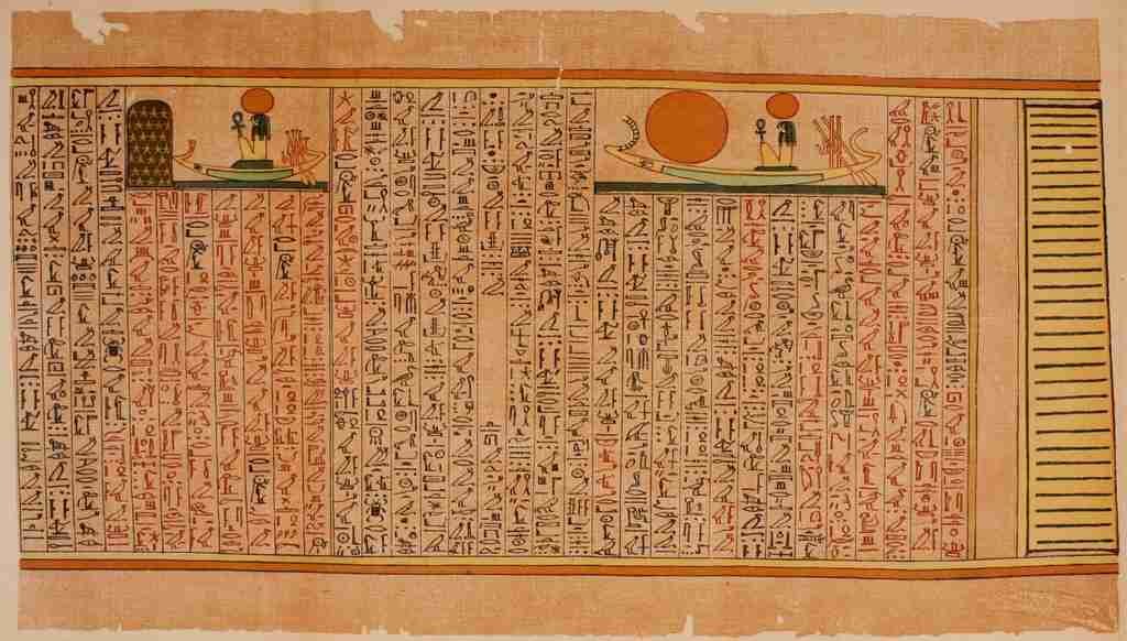 Ancient The Papyrus of Ani 1913 20 A4 Photo Print