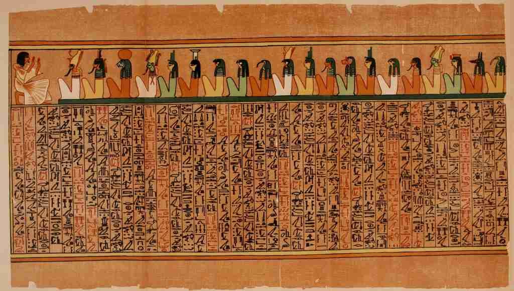 Ancient The Papyrus of Ani 1913 21 A4 Photo Print