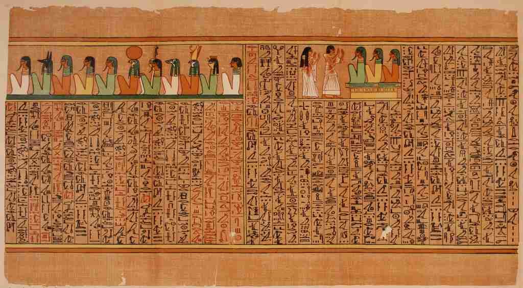 Ancient The Papyrus of Ani 1913 22 A4 Photo Print