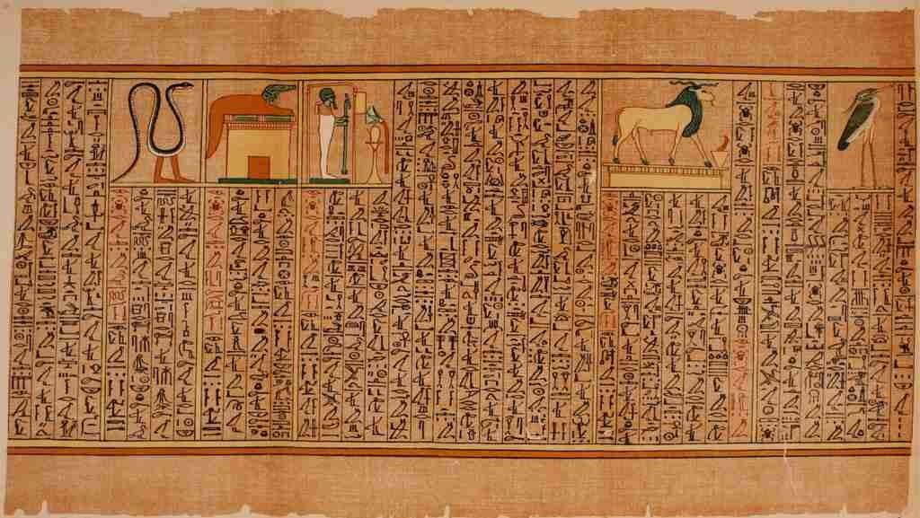 Ancient The Papyrus of Ani 1913 24 A4 Photo Print