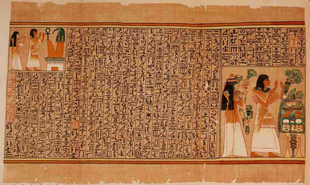 Ancient The Papyrus of Ani 1913 26 A4 Photo Print
