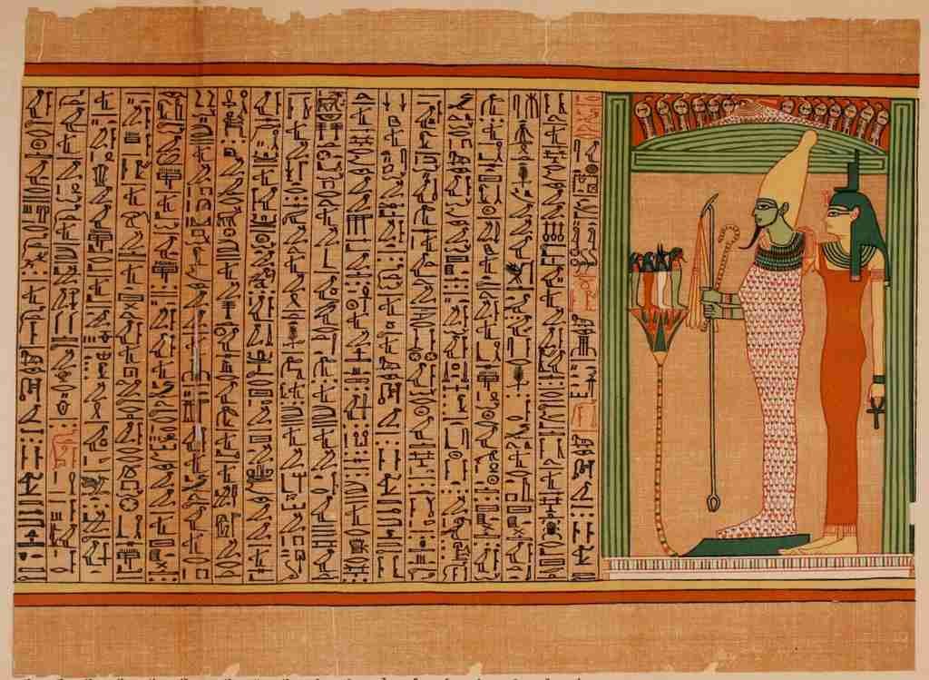 Ancient The Papyrus of Ani 1913 27 A4 Photo Print