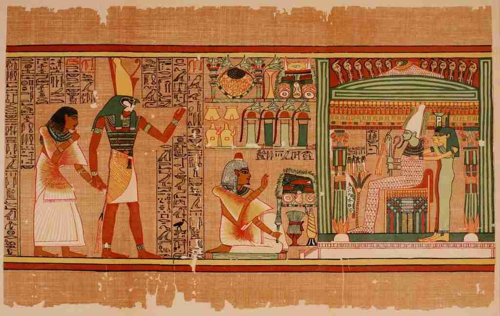 Ancient The Papyrus of Ani 1913 3 Vintage A4 Photo Print