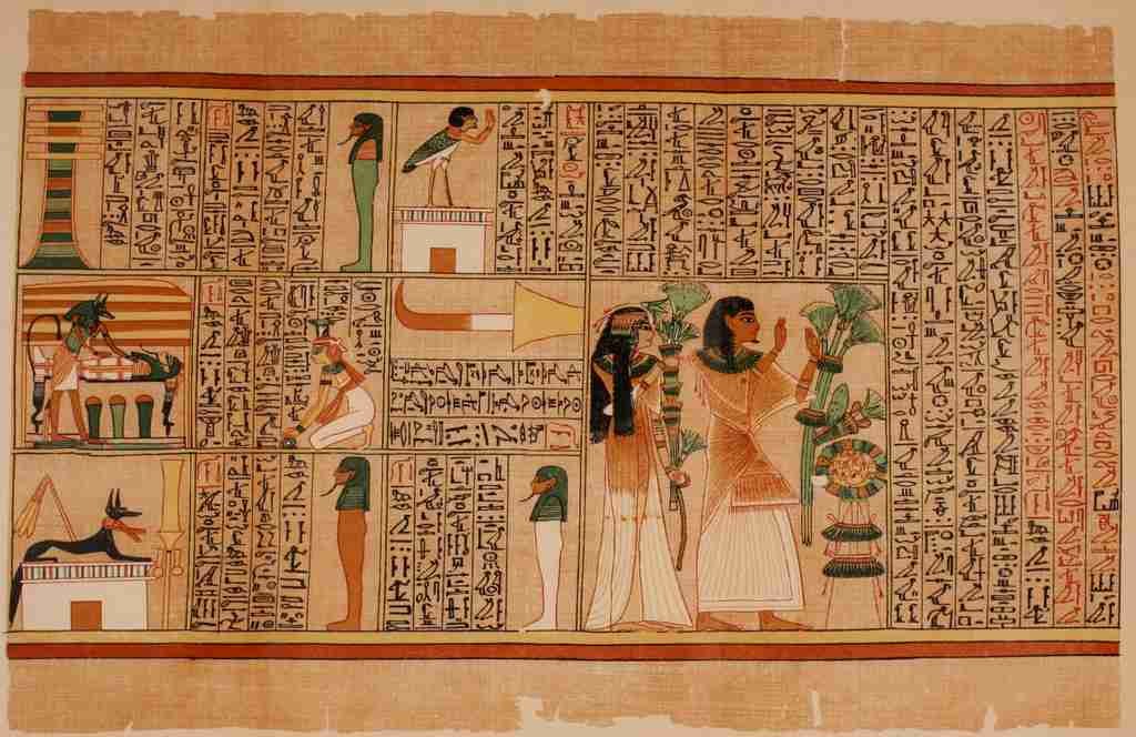 Ancient The Papyrus of Ani 1913 31 A4 Photo Print