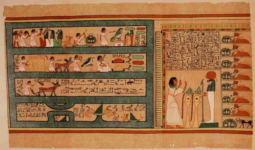 Ancient The Papyrus of Ani 1913 32 A4 Photo Print