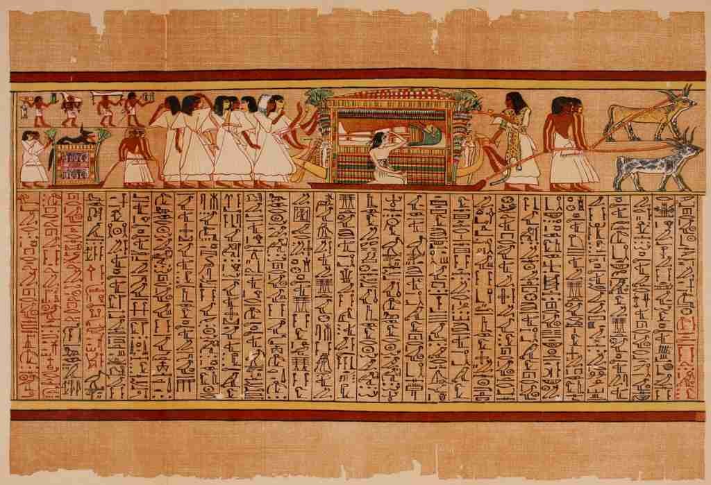 Ancient The Papyrus of Ani 1913 4 A4 Photo Print