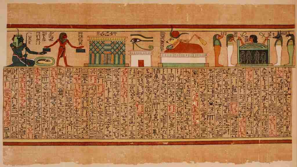 Ancient The Papyrus of Ani 1913 7 A4 Photo Print