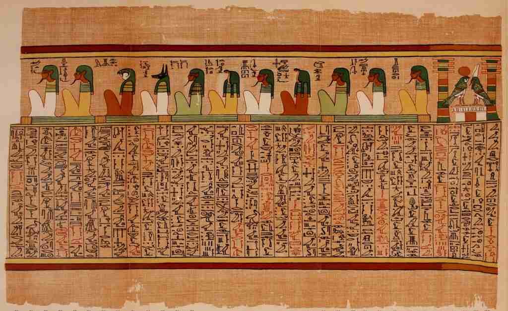 Ancient The Papyrus of Ani 1913 8 A4 Photo Print