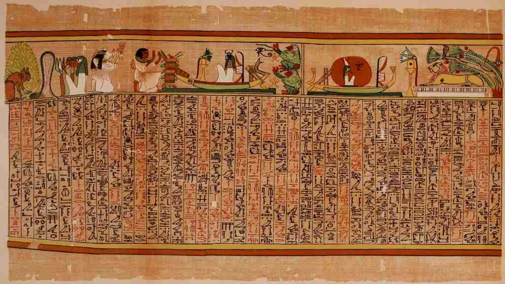Ancient The Papyrus of Ani 1913 9 A4 Photo Print