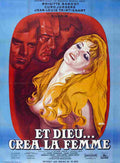 And God Created Woman 01 film star poster A4 Photo Print