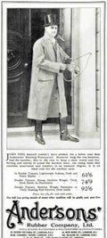 Anderson Hunter Coat Vintage Retro Advert Poster A4 Photo Print