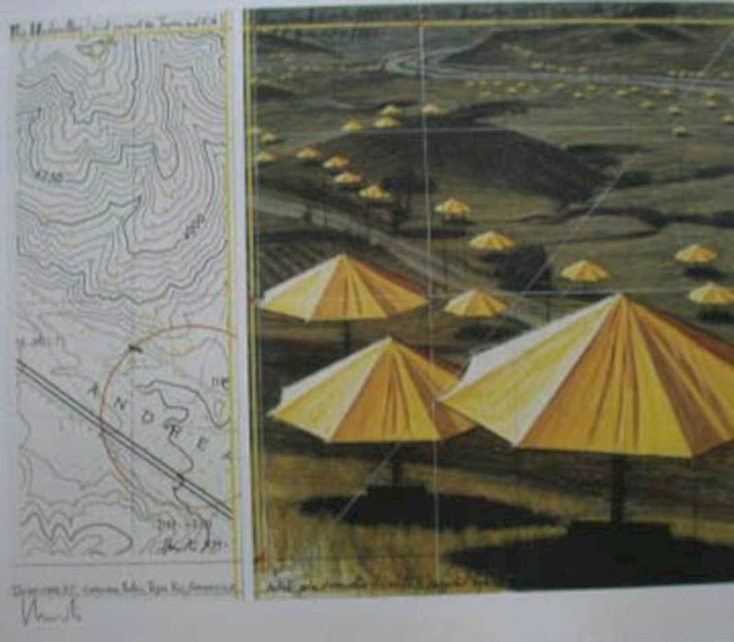 Andore Parasols Map Vintage Retro Advert Ads A4 Photo Print