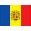 Andorra Flag N1331 A4 Photo Print