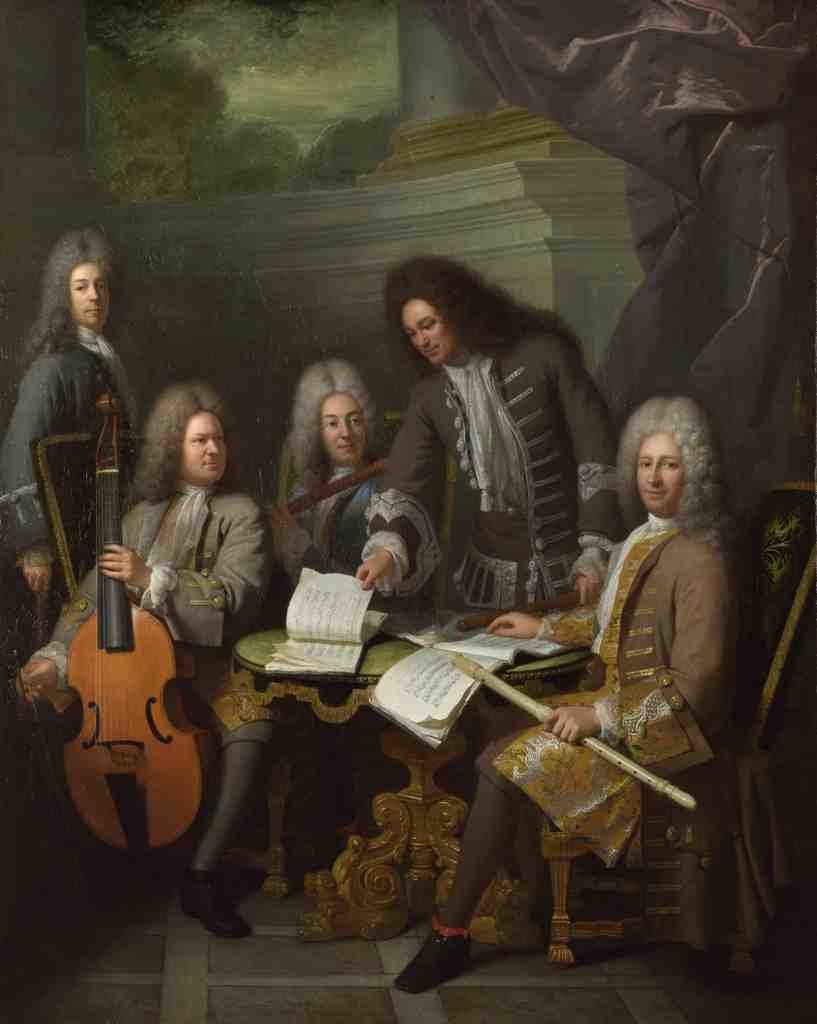 Andre Bouys La Barre and Other Musicians A4 Photo Print