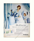 Andre Tissue 1950s Vintage Retro Advert Poster A4 Photo Print